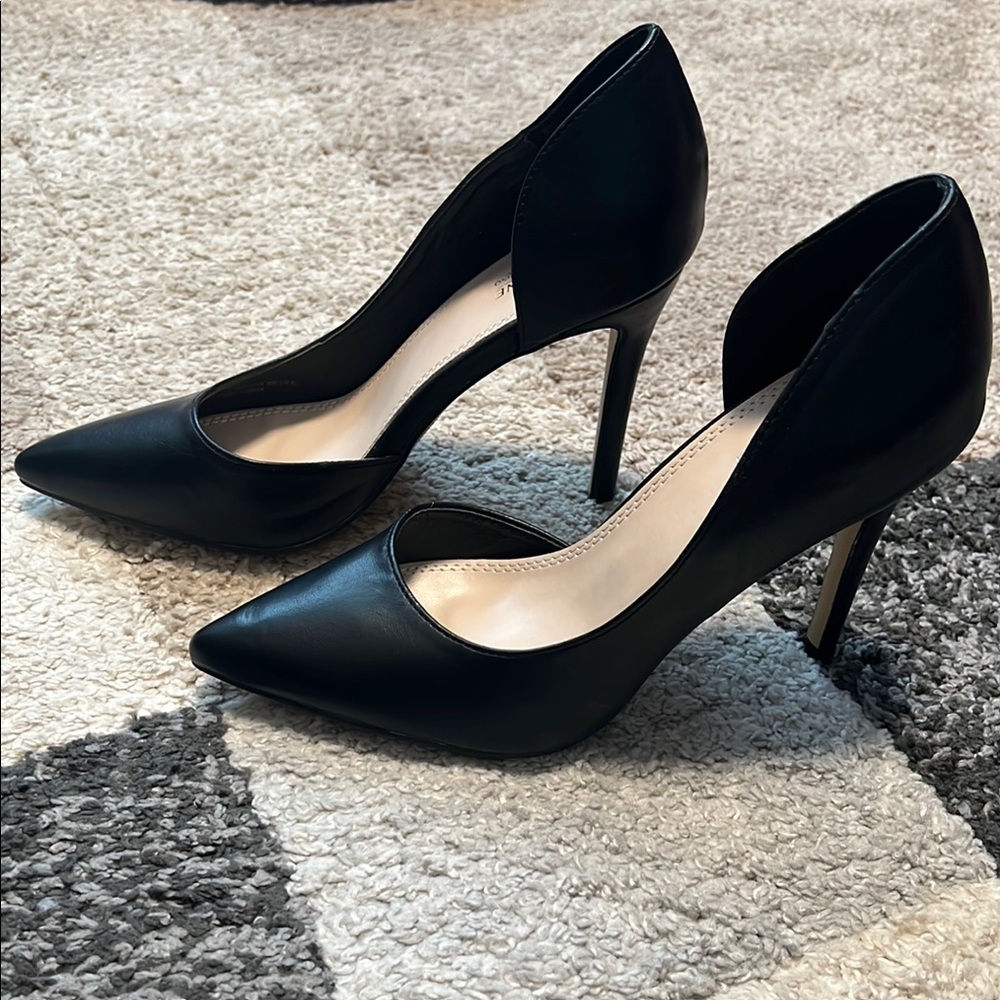 CATHERINE by Catherine Malandrino cutout heels, black, size 8.5 NWT!
